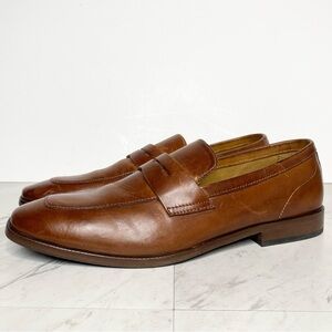 Steve Madden Darlton Cognac Leather Men’s Penny Loafer 10D